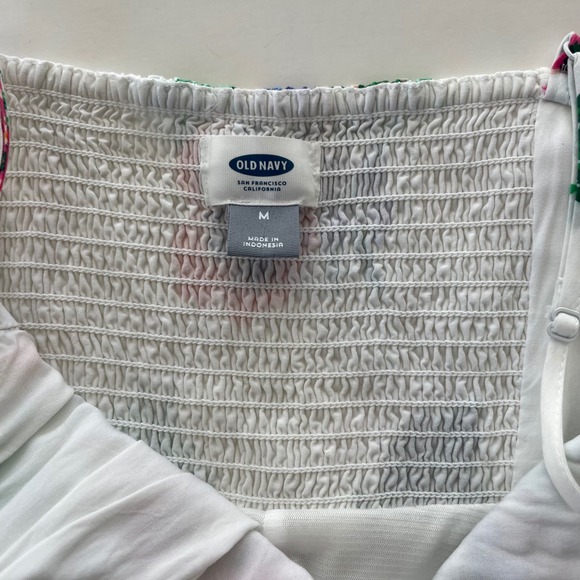 Old Navy Sundress Bundle Slip On Casual Summer Dresses Mini Black White Floral - Picture 9 of 15